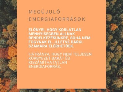 Megújuló energiaforrások